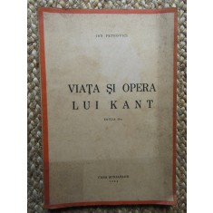 Ion Petrovici - Viata si Opera lui Kant