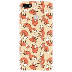 Husa silicon pentru Huawei P9 Lite, Red Foxes