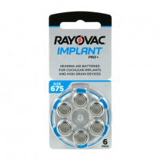 Rayovac 675 IMPLANT PRO+ baterii aparate auditive-Conținutul pachetului 1x Blister