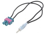 Adaptor Antenă DIN la Fakra x2, 4Carmedia