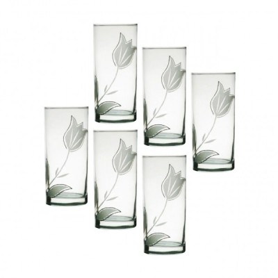 Set 48 Pahare Apa Sticla 270ml Classico Tulip 91206D06 CNN DNC2598 foto