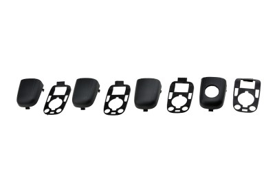 Garnituri maner usa exterior Citroen C2 2003-, C3 2002-, C3 Pluriel 2003-, Peugeot 307, 307cc, 307sw 2003-, 1 Buc Stanga Fata Sofer Cu Gauri, 3 Buc F foto