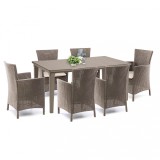 Set mobilier de grădină Futurowa 6+1 cappuccino, Curver