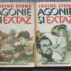 Agonie si Extaz, Irving Stone, vol I si II, Ed Orizonturi, 1993, 800 pag