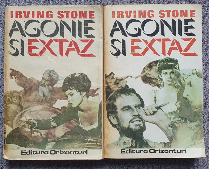 Agonie si Extaz, Irving Stone, vol I si II, Ed Orizonturi, 1993, 800 pag