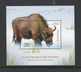 Romania 2019 Mi 7544 bl 789 MNH - Protected Fauna (21/28.5)