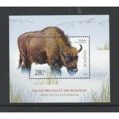 Romania 2019 Mi 7544 bl 789 MNH - Protected Fauna (21/28.5)