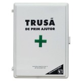 Trusa Medicala Prim Ajutor Perete ALM, Completa, Cutie Plastic, Conform OMS 427/2002, Valabilitate 2 Ani