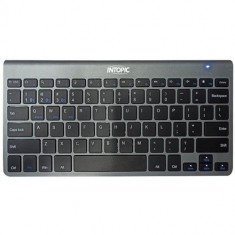 Tastatura Intopic KBT-100, Layout International, Multi-Device, Bluetooth 5.0, (Negru)