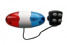 ALARMA JY-155 (6 LED - 4 SUNETE) (model Politie) foto