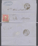 Portugal 1873 Postal History Rare Cover + Content 25 R Porto to Lisboa DB.555