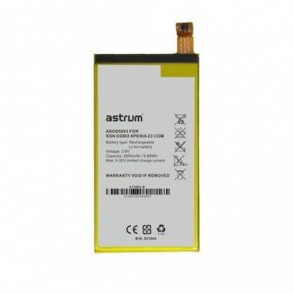 Acumulator Sony D5803 Xperia Z3 mini 2600mAh, Astrum