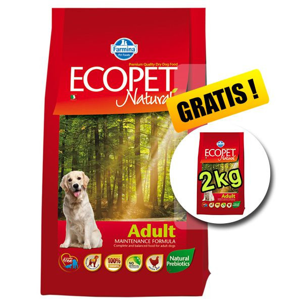 Farmina MO P ECOPET N dog ADULT MEDIUM 12 kg + 2 kg GRATUIT