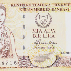 Bancnota Cipru 1 Pound 2004 - P60d UNC
