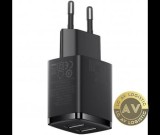Incarcator Retea Baseus Compact 10.5W 2.1A 2 x USB-A Negru CCXJ010201