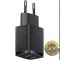 Incarcator Retea Baseus Compact 10.5W 2.1A 2 x USB-A Negru CCXJ010201