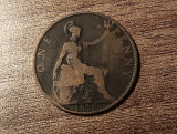 M3 C50 - Moneda foarte veche - Anglia - one penny - 1898, Europa