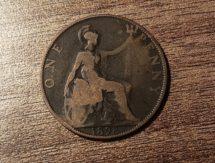 C50 - Moneda foarte veche - Anglia - one penny - 1898