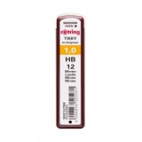 Mine creion mecanic Rotring, 1 mm , HB, 12 bucati/cutie