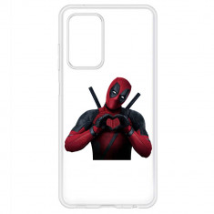 Husa Samsung Galaxy A33 5G Silicon Transparenta Model Deadpool Heart foto