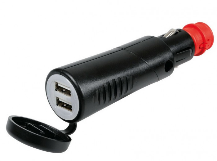Incarcator Auto Lampa USB, 12/24V LAM38975