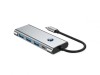 Docking station USB type C la HDMI 4K60Hz/3x USB 3.2-A/1x SD,Micro SD + PD, Value 12.99.1144