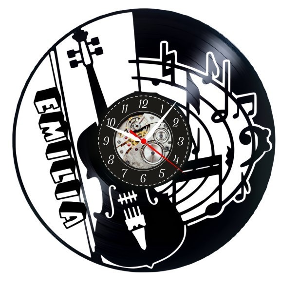 VIOLONIST- ceas de perete (personalizabil)