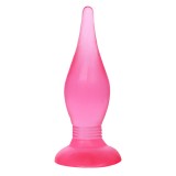 Dop Anal Fantasy, cu Ventuza, PVC, Roz, 14 cm