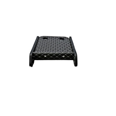 Masa de bord cu 2 suporti pentru pahare ,piele ecologica culoare Negru cusatura Gri compatibila Renault Master 2020-2024 foto
