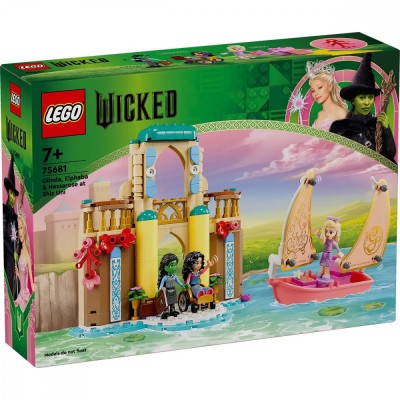 LEGO WICKED GLINDA ELPHABA SI NESSAROSE LA UNIVERSITATEA SHIZ 75681 foto