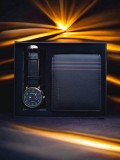 Set cadou bărbați black leather colections