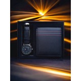 Set cadou bărbați black leather colections