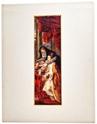 art print 1903 RUBENS Altarul din jldefonso _ imaginea din aripa dreapta foto