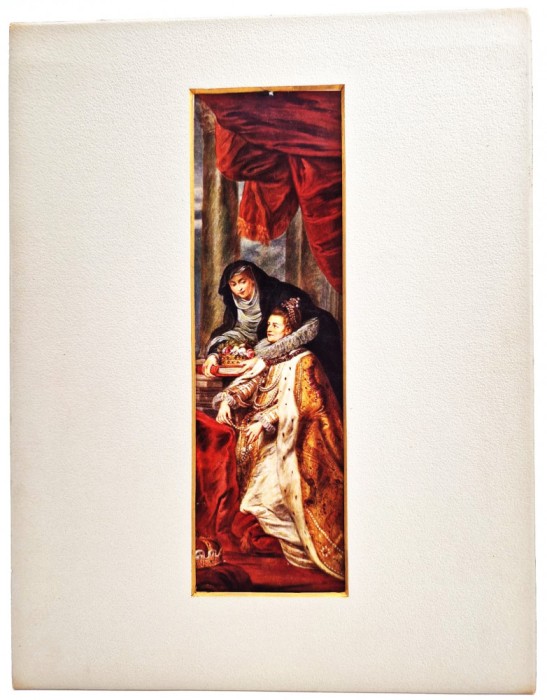 art print 1903 RUBENS Altarul din jldefonso _ imaginea din aripa dreapta