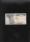 Nigeria 200 Naira 2022, Seria 411787, Bancnota