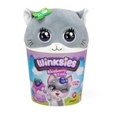 Jucarie de plus interactiva, Silverlit, Winkies, Blueberry Kitty
