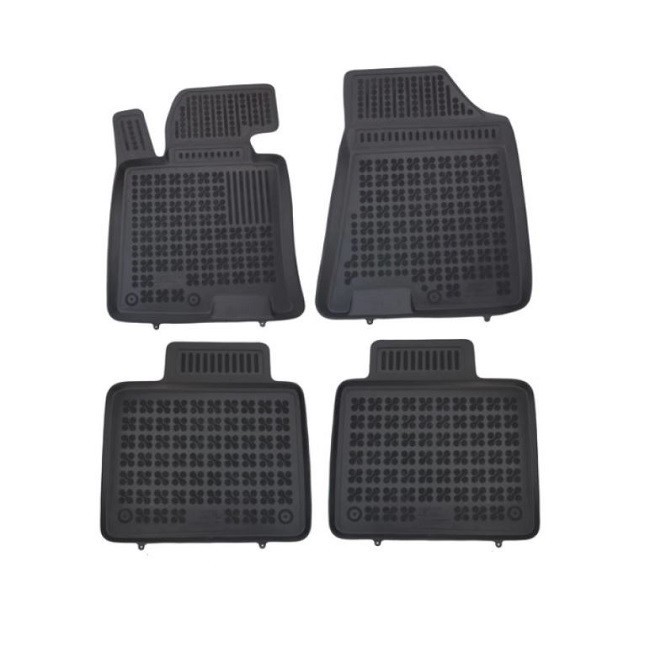 Set covorase auto din cauciuc Hyundai I40 (Vf), 06.2011-, negru, presuri tip tavita, Rezaw 201611, Aftermarket