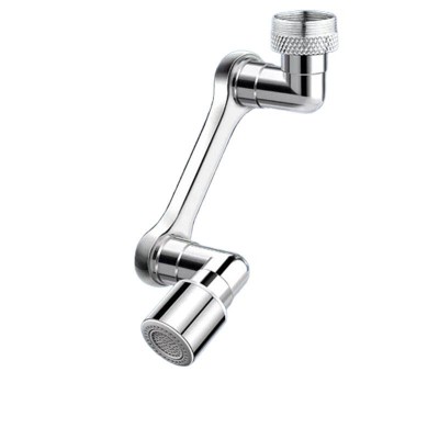 Adaptor de robinet cu brat mecanic telescopic, JENUOS&amp;reg;, rotatie de 1440 &amp;deg;, pentru prevenirea stropirii, usor foto