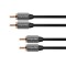 Cablu 2RCA t-t 3m KM