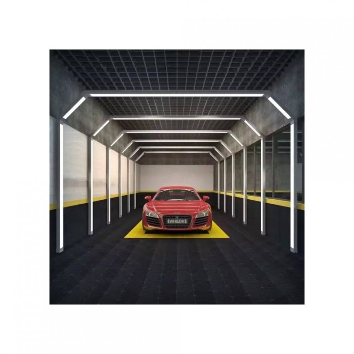 Tunel LED detailing auto 5.25 x 4 m 1470W, 6000K