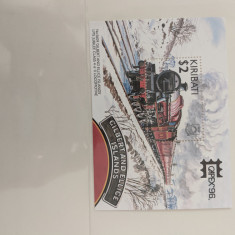 kiribati - Timbre trenuri, locomotive, cai ferate, nestampilate MNH