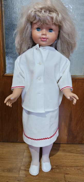 PAPUSA MARE INALTIME EFFE , 80 CM , FOARTE FRUMOASA , ADUSA DIN ITALIA .