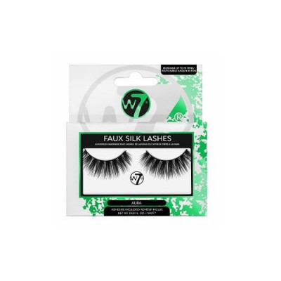 Gene False Reutilizabile, W7, Faux Silk Lashes, Aura, cu Adeziv Inclus foto