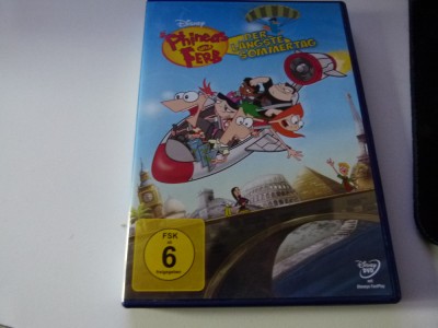 Cea mai lunga zi de vara- Phineas und ferb, dvd foto