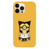 Husa compatibila cu Apple iPhone 12 Mini model Wolverine Minion Edition, Silicon, TPU, Viceversa, Transparent, Carcasa