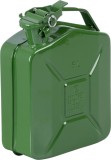 Canistra metalica pentru combustibil JerryCan 5L, verde, cu siguranta
