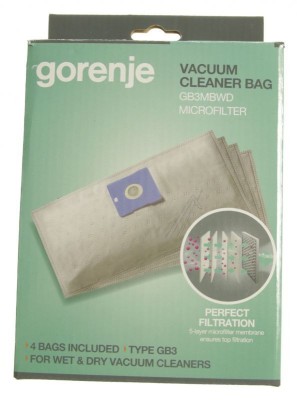 MICROFILTER BAGS GB3MBWD 730636 pentru aspirator GORENJE foto