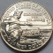 Moneda 25 cents / quarter 2021 USA, Crossing the Delaware, unc, litera P/D