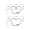 Placute frana Bmw 3 (E90), 3 Convertible (E93), 3 Coupe (E92), 3 Touring (E91), X1 (E84), punte spate, pregatit pentru senzor uzura; BREMBO