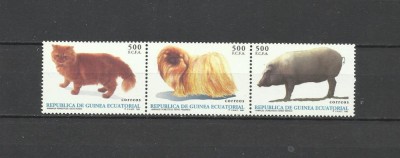 GUINEA ECUATORIALA 1995 FAUNA ANIMALE DOMESTICE foto